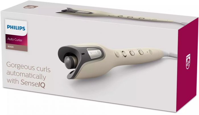 Стайлер  Philips SenseIQ Series 8000, автоматичний , 240Вт, темп.режимів-3, 170 C–210С, іонізація, кераміка, золотий