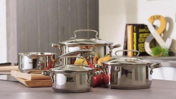 Каструля з кришкою, Tefal DUETTO+, 18 см, 2л, нержавіюча сталь