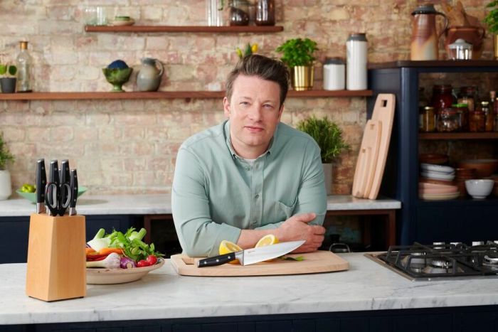 Ніж для нарізування Tefal Jamie Oliverr, довжина леза 20 см, нержавіюча сталь
