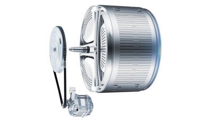 Пральна машина Haier фронтальна, 7кг, 1400, A+++, 46см, дисплей, пара, інвертор, люк чорний, білий