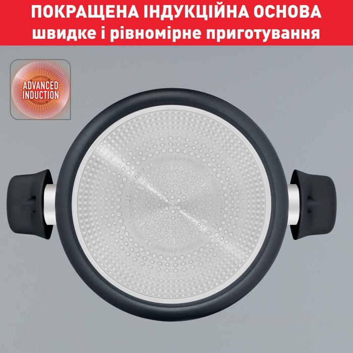 Набір посуду Generous Cook 6 пр.: каструля 20 см (2,7л), каструля 24 см (4,5 л), каструля 28 см (7,5 л)