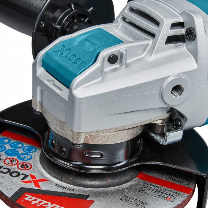 Шліфмашина кутова Makita X-LOCK GA5080RX02, 125мм, 1400Вт, 1200 об/хв, 2.7кг