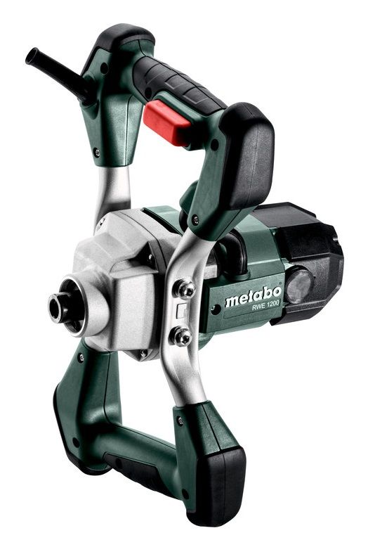 Міксер будівельний Metabo RWE 1200, 1200Вт, 0-900об/хв, шпиндель М14, 120мм, для 30л, 3.4кг