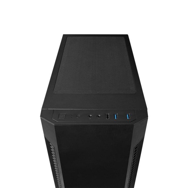 Корпус CHIEFTEC Elox AS-01B, без БЖ, 2xUSB3.2, 1xUSB2.0, 1x120мм, Sound insulated panels, ATX, чорний