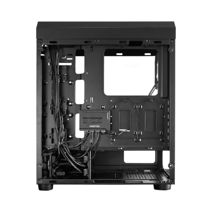 Корпус CHIEFTEC Gaming Scorpion 4 Tempered Glass Edition, без БЖ, 2xUSB3.2, 1xUSB2.0, 4x120мм RAINBOW ARGB, ATX, чорний