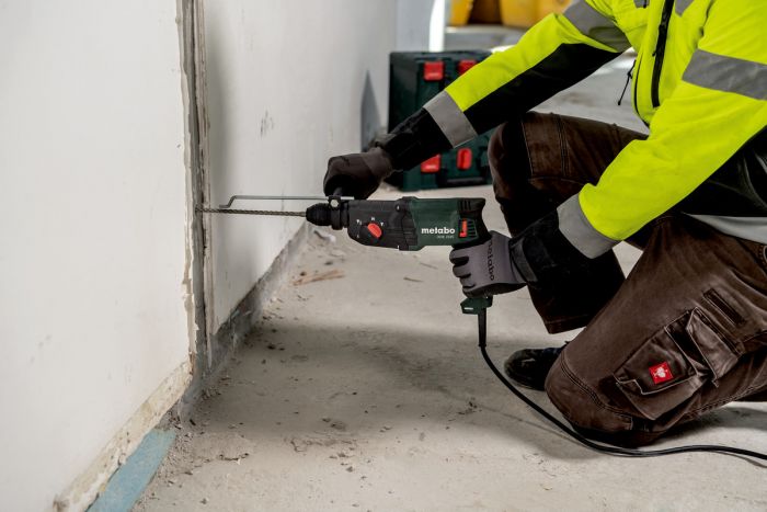 Перфоратор Metabo KHE 2245, 750Вт, SDS-plus, 2.2Дж, 3 режими, 0-1500об/хв, 2.7кг