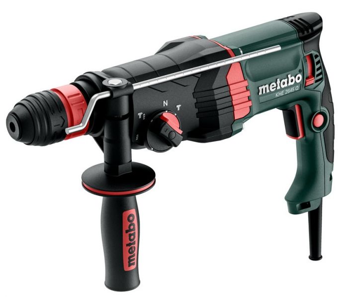 Перфоратор Metabo KHE 2645 Q, 850Вт, SDS-plus, 2.9Дж, 3 режими, 0-1150об/хв, 3.1кг
