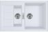 Кухонна мийка Franke Sirius 2.0 S2D 651-78/143.0632.390/дві чаші/тектонайт/780х500х200(150)/врізна/білий