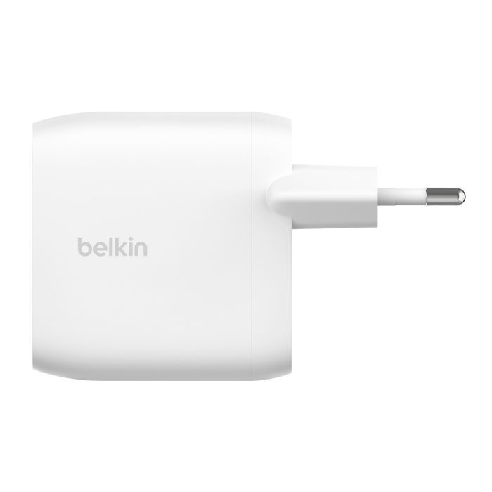 Зарядний пристрій мережевий Belkin 30Вт 2хUSB-С PD PPS, білий