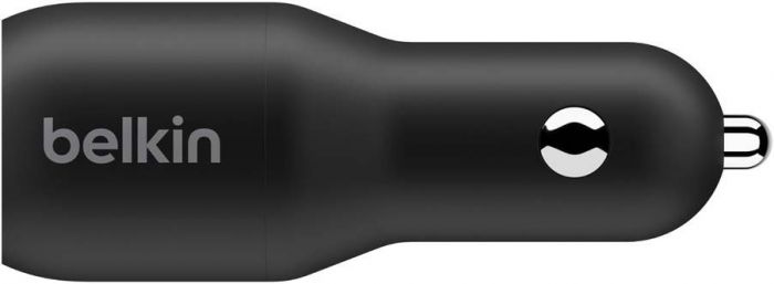 Зарядний пристрій автомобільний Belkin 36Вт 2хUSB-C PD, чорний