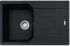 Мийка кухонна Franke Urban, фраграніт, прямокутник, з крилом, 780х500х220мм, чаша - 1, накладна, UBG 611-78, чорний матовий