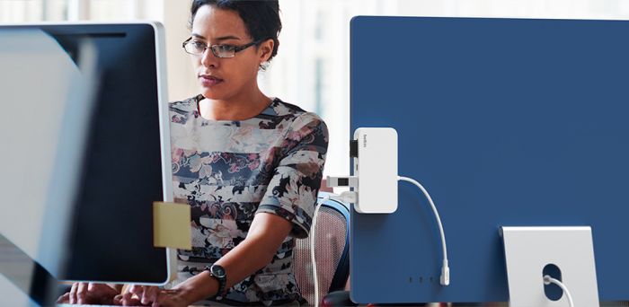 Адаптер Belkin USB-C 6в1 Ethernet Multiport Dock with Mount