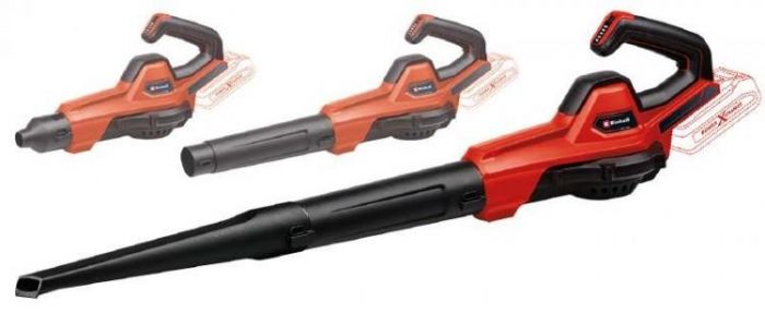 Повітродув садовий універсальний акумуляторний Einhell GE-UB 18/250 Li E - Solo, PXC, 18В, 15000 об/хв, 120 м3/ч, 250 км/г, 1.1 кг (без АКБ і ЗП)