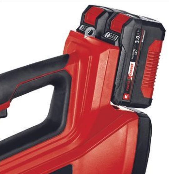 Повітродув садовий універсальний акумуляторний Einhell GE-UB 18/250 Li E - Solo, PXC, 18В, 15000 об/хв, 120 м3/ч, 250 км/г, 1.1 кг (без АКБ і ЗП)