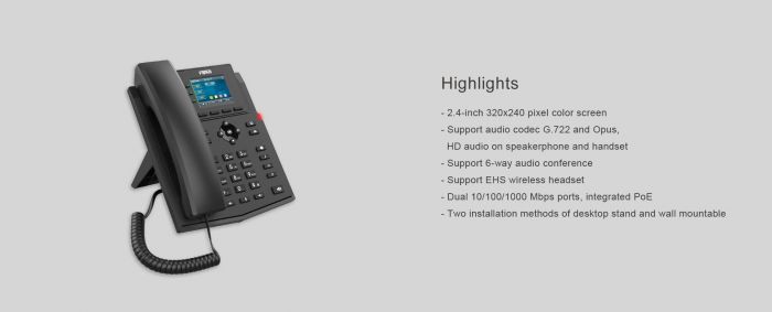 SIP-телефон Fanvil X303G Enterprise