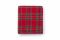 Плед Ardesto Fleece, 160х200 см, 100% поліестер, клітинка червона