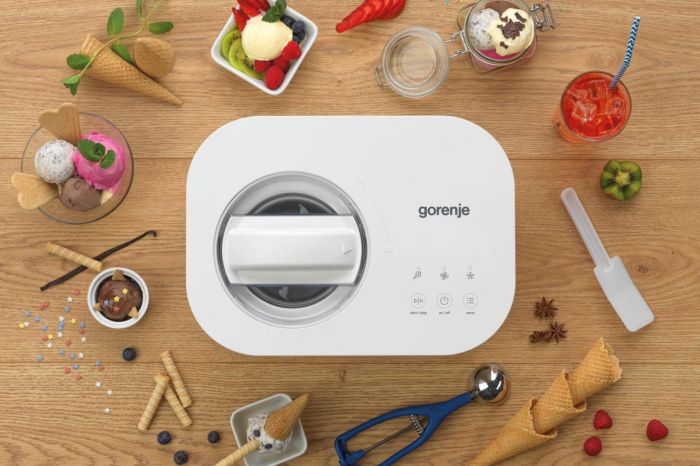 Морожениця Gorenje ICM10W, елекронне упр, чаша - 1 л