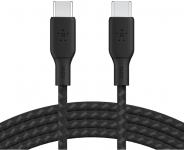 Кабель заряджання/синхронізації Belkin USB-С > USB-С 2м, 100Вт, плетений, чорний