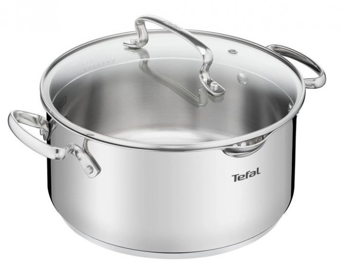 Каструля з кришкою Tefal Duetto+ , 16 см, 1.5 л , нержавіюча сталь