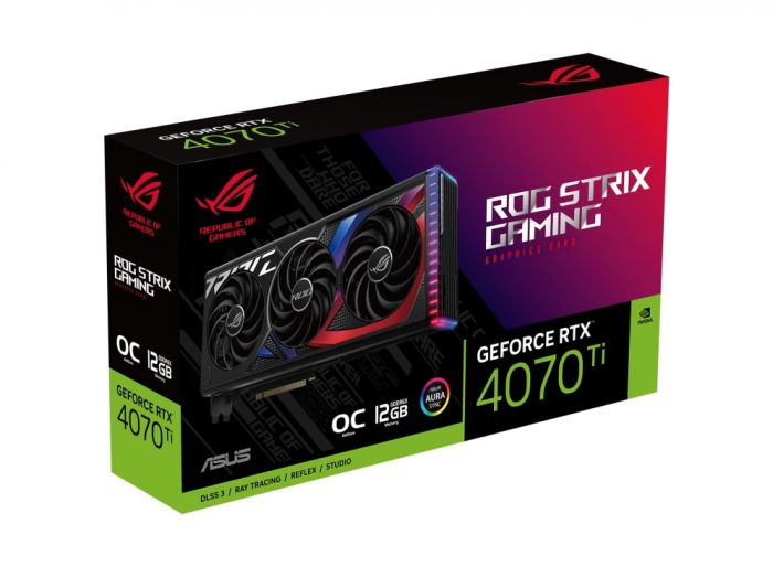 Відеокарта ASUS GeForce RTX 4070 TI 12GB GDDR6X GAMING STRIX ROG-STRIX-RTX4070TI-12G-GAMING