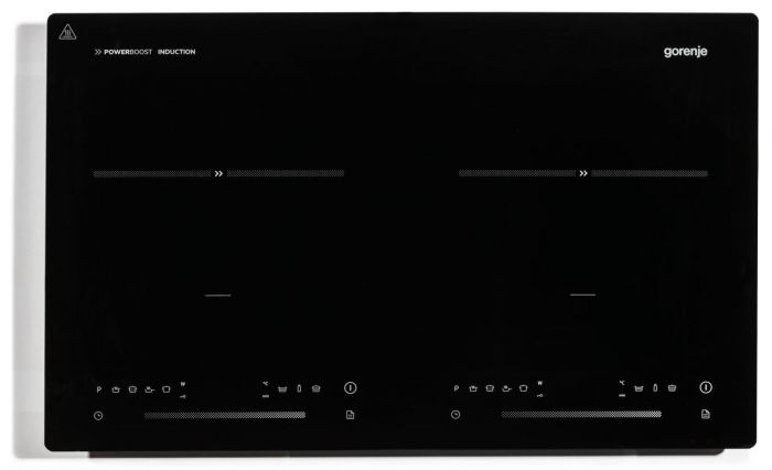 Індукційна плитка Gorenje ICY3500DP, 2 зони нагріву, 7 рівнів потужності, сенсорне упр, чорний