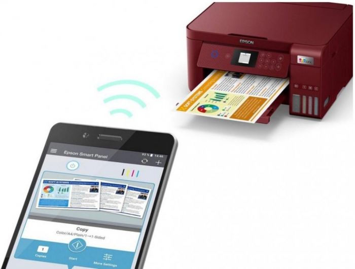 БФП ink color A4 Epson EcoTank L4267 33_15 ppm Duplex USB Wi-Fi 4 inks Black Pigment