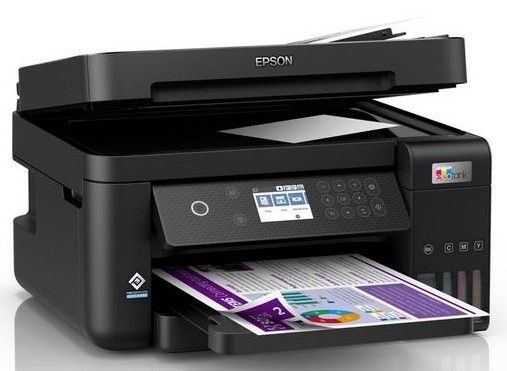 БФП ink color A4 Epson EcoTank L6270 33_20 ppm ADF Duplex USB Ethernet Wi-Fi 4 inks Black Pigment