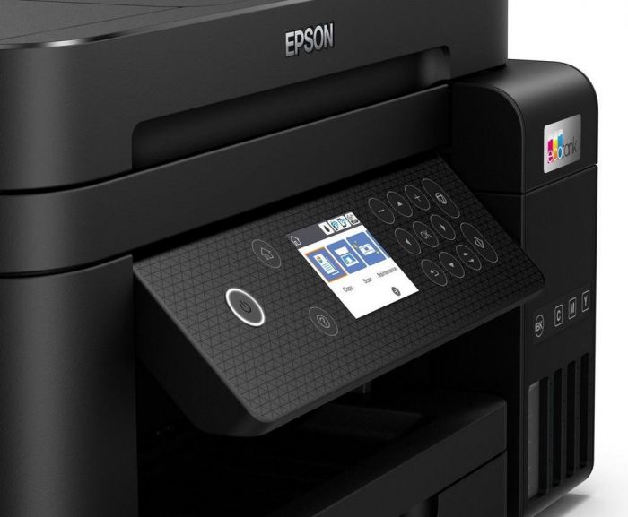 БФП ink color A4 Epson EcoTank L6270 33_20 ppm ADF Duplex USB Ethernet Wi-Fi 4 inks Black Pigment