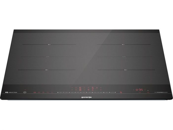 Варильна поверхня Gorenje індукційна, 60см, поєднання конфорок, Iq-програми, чорний