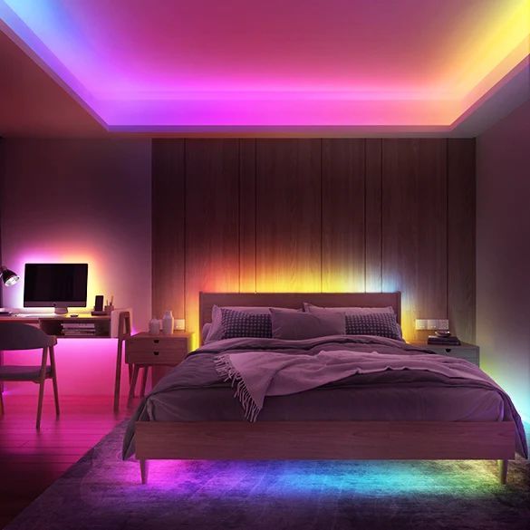 Стрічка світлодіодна розумна Govee H618С LED Strip Ligh, 10м, RGBIC, WI-FI/Bluetooth, білий