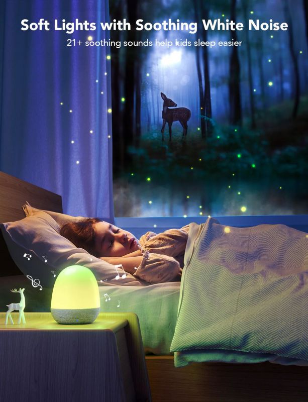 Настільний світильник розумний Govee H6057 Night Light, RGBIC, WI-FI/Bluetooth, білий