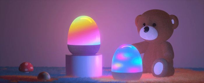 Настільний світильник розумний Govee H6057 Night Light, RGBIC, WI-FI/Bluetooth, білий