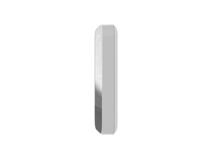 Клавіатура з сенсорним дисплеєм Ajax KeyPad TouchScreen, jeweller, бездротовий, білий