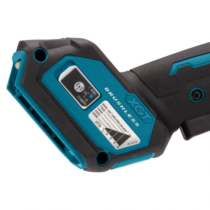 Шліфмашина кутова акумуляторна Makita GA023GM201 125мм XGT 36В 2х4А·год 3000-8500об·хв 3.3кг