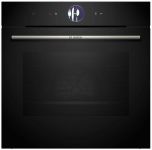Духова шафа Bosch електрична, 67л, A+, дисплей, конвекція, піроліз, ф-ція мікрохвиль, чорний