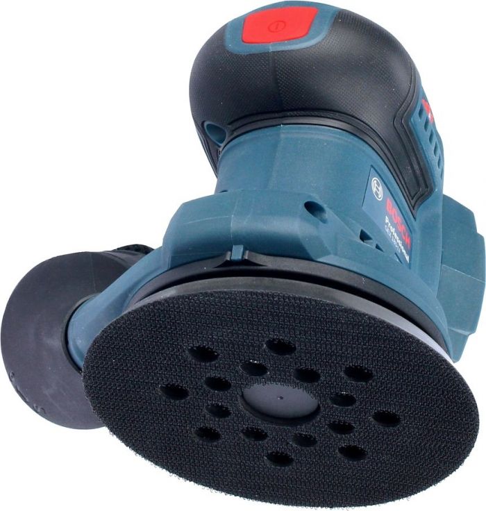 Шліфмашина ексцентрикова акумуляторна Bosch GEX 185-LI, 18В, 125 мм, 6000-10000 об/хв, 0.93 кг, без АКБ та ЗП