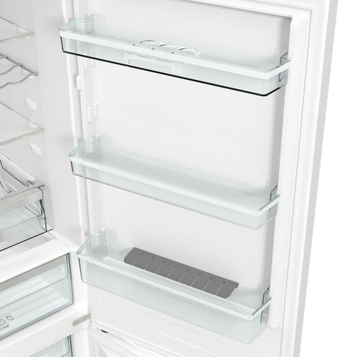 Холодильник з нижн. мороз. камерою Gorenje, 185х60х60см, 2 двері, 210(110)л, А++, Total NF, Зона св-ті, Зовн. Диспл,