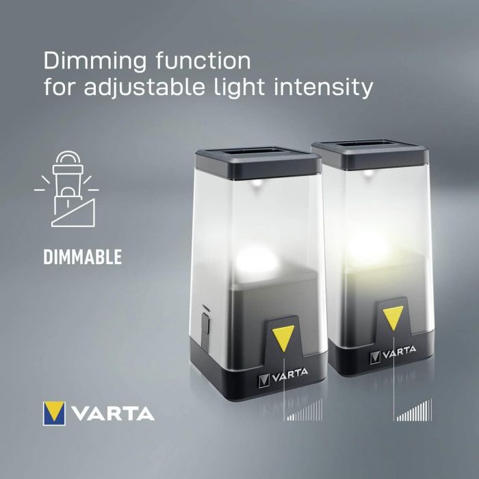 Ліхтар VARTA Кемпінговий  Ambiance  L30RH з гібридною системою живлення акумулятор/батарейки, IP54, до 500 люмен, до 370 годин роботи, 3хАА
