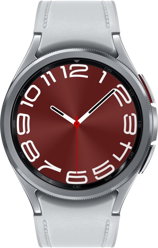 Смарт-годинник Samsung Galaxy Watch 6 Classic 43mm (R950) 1.31", 432x432, sAMOLED, BT 5.3, NFC, 2/16GB, сріблястий