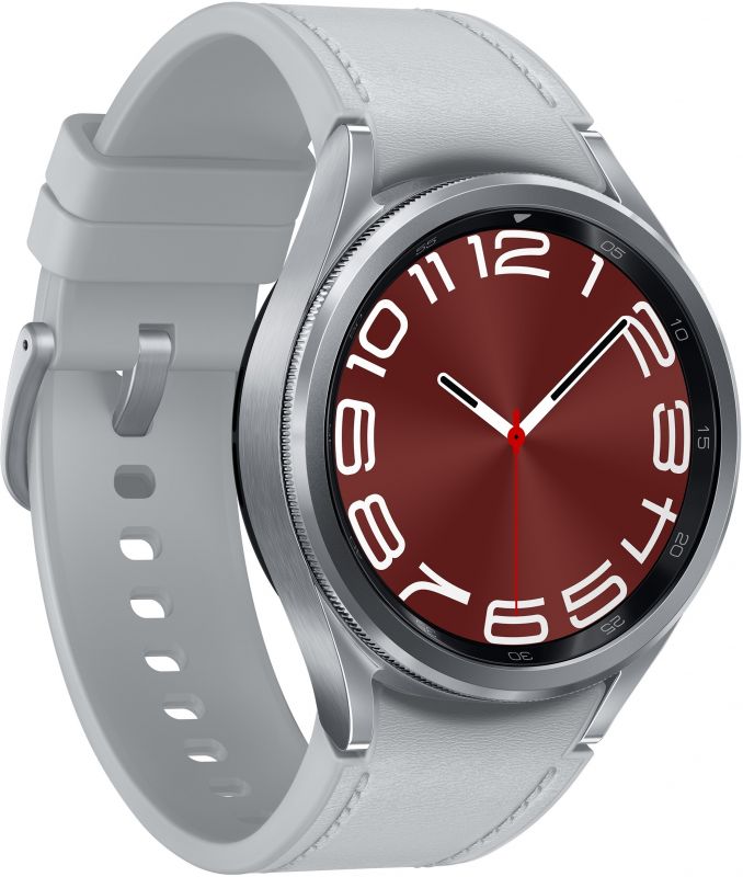 Смарт-годинник Samsung Galaxy Watch 6 Classic 43mm (R950) 1.31", 432x432, sAMOLED, BT 5.3, NFC, 2/16GB, сріблястий