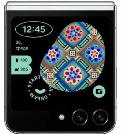 Смартфон Samsung Galaxy Flip 5 (F731) 6.7" 8/512GB, 2SIM, 3700mAh, Light Green