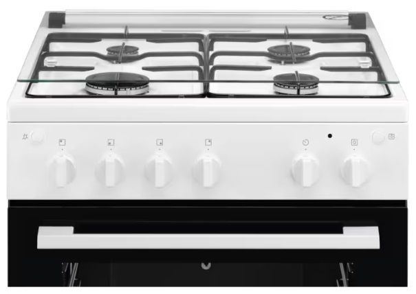 Плита Electrolux газова, 59л, 60x60см, білий
