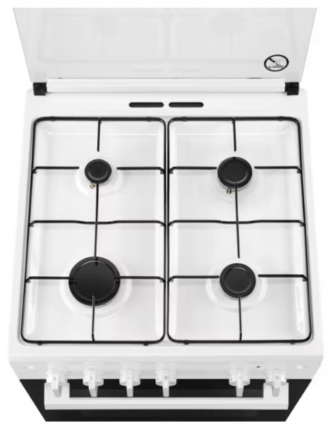 Плита Electrolux газова, 59л, 60x60см, білий