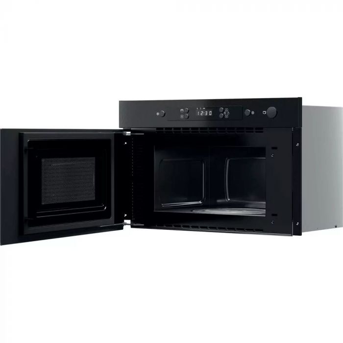 Мікрохвильова піч Whirlpool вбудована, 22л, електронне упр., 750Вт, дисплей, чорний