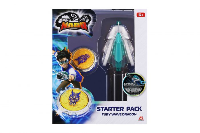 Дзиґа Infinity Nado VI серія Starter Pack Fury Wave Dragon Лютий Дракон