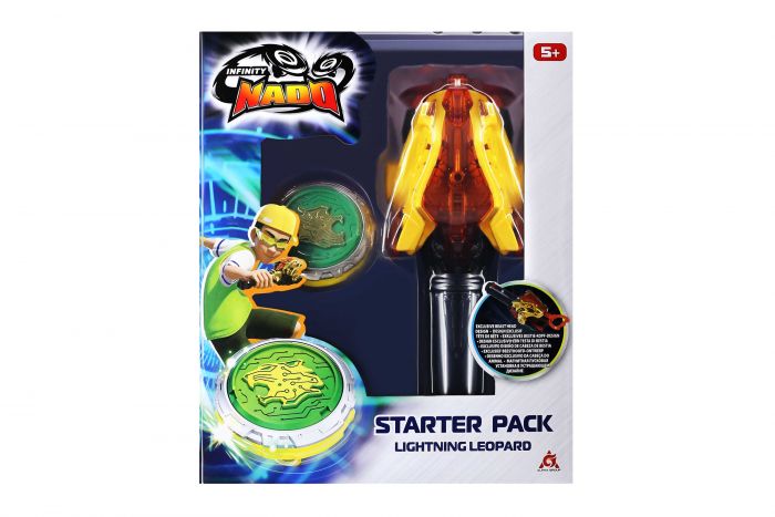 Дзиґа Infinity Nado VI серія Starter Pack Lighting Leopard Сліпучий Леопард