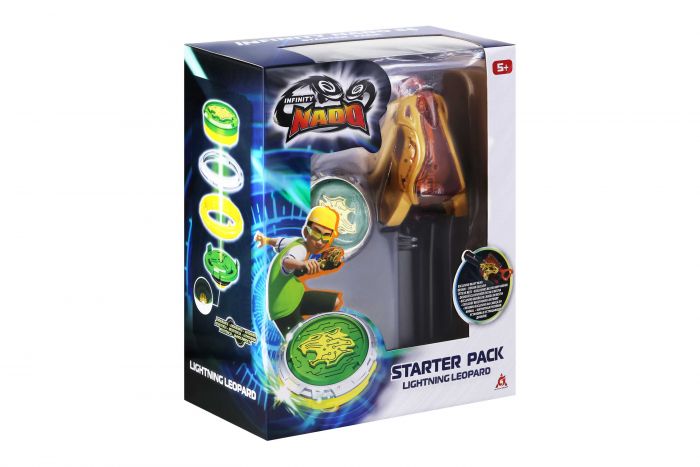 Дзиґа Infinity Nado VI серія Starter Pack Lighting Leopard Сліпучий Леопард