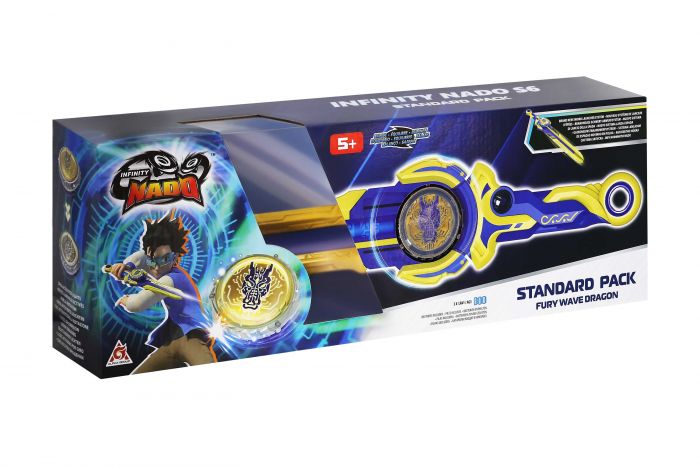 Дзиґа Infinity Nado VI серія Standard Pack Fury Wave Dragon Лютий Дракон