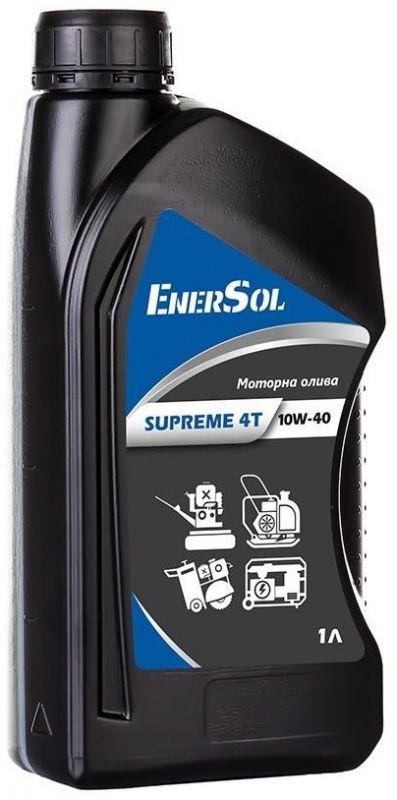 Олива моторна EnerSol Supreme-4T, 10W40, напівсинтетична, 1л