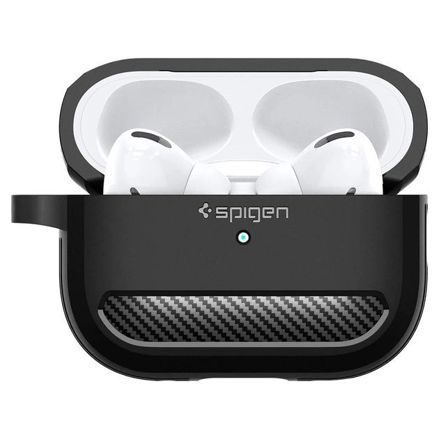 Чохол Spigen для Apple AirPods Pro 2 Rugged Armor, Black
